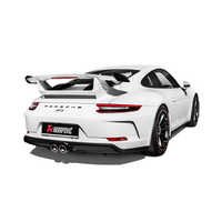 Thumbnail for Akrapovic 2018 Porsche 911 GT3 (991.2) Slip-On Race Line (Titanium) w/Header/Tail Pipes