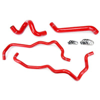 Thumbnail for HPS Red Reinforced Silicone Radiator + Heater Hose Kit for Jeep 07-11 Wrangler JK 3.8L V6 Left Hand Drive