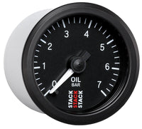 Thumbnail for Autometer Stack 52mm 0-7 Bar M10 Male Pro Stepper Motor Oil Pressure Gauge - Black