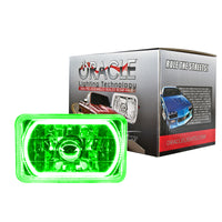 Thumbnail for Oracle Pre-Installed Lights 4x6 IN. Sealed Beam - Green Halo SEE WARRANTY