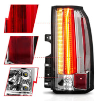 Thumbnail for ANZO 2015-2017 GMC Yukon/Yukon XL LED Taillights Chrome