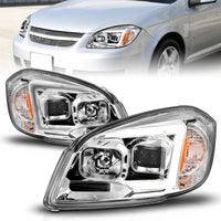 Thumbnail for ANZO 05-10 Chevrolet Cobalt / 07-10 Pontiac G5 LED Projector Headlights Black Housing