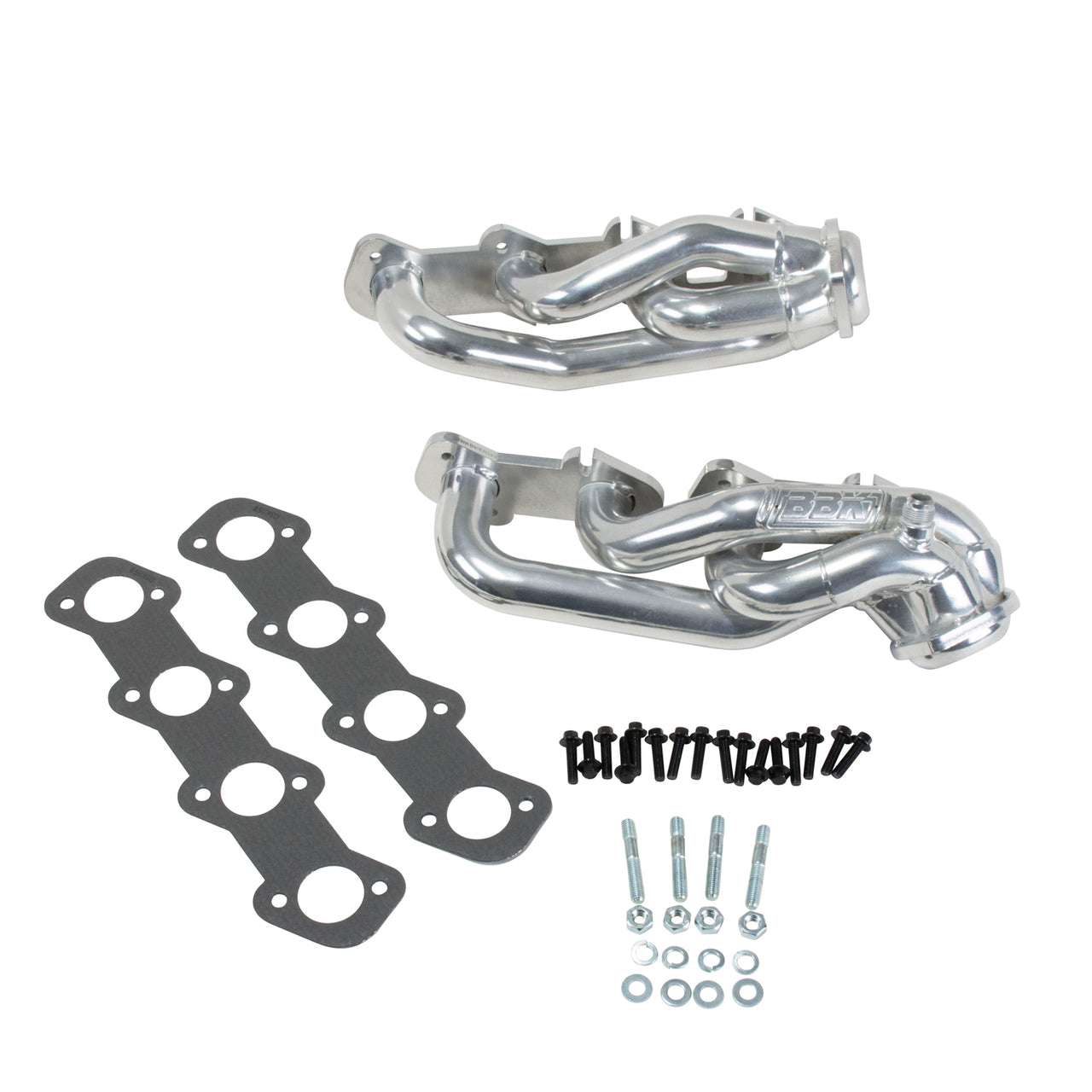 1997-2003 FORD F150, 1997-2002 FORD EXP 4.6L 1-5/8 SHORTY HEADERS (POLISHED SILVER CERAMIC)