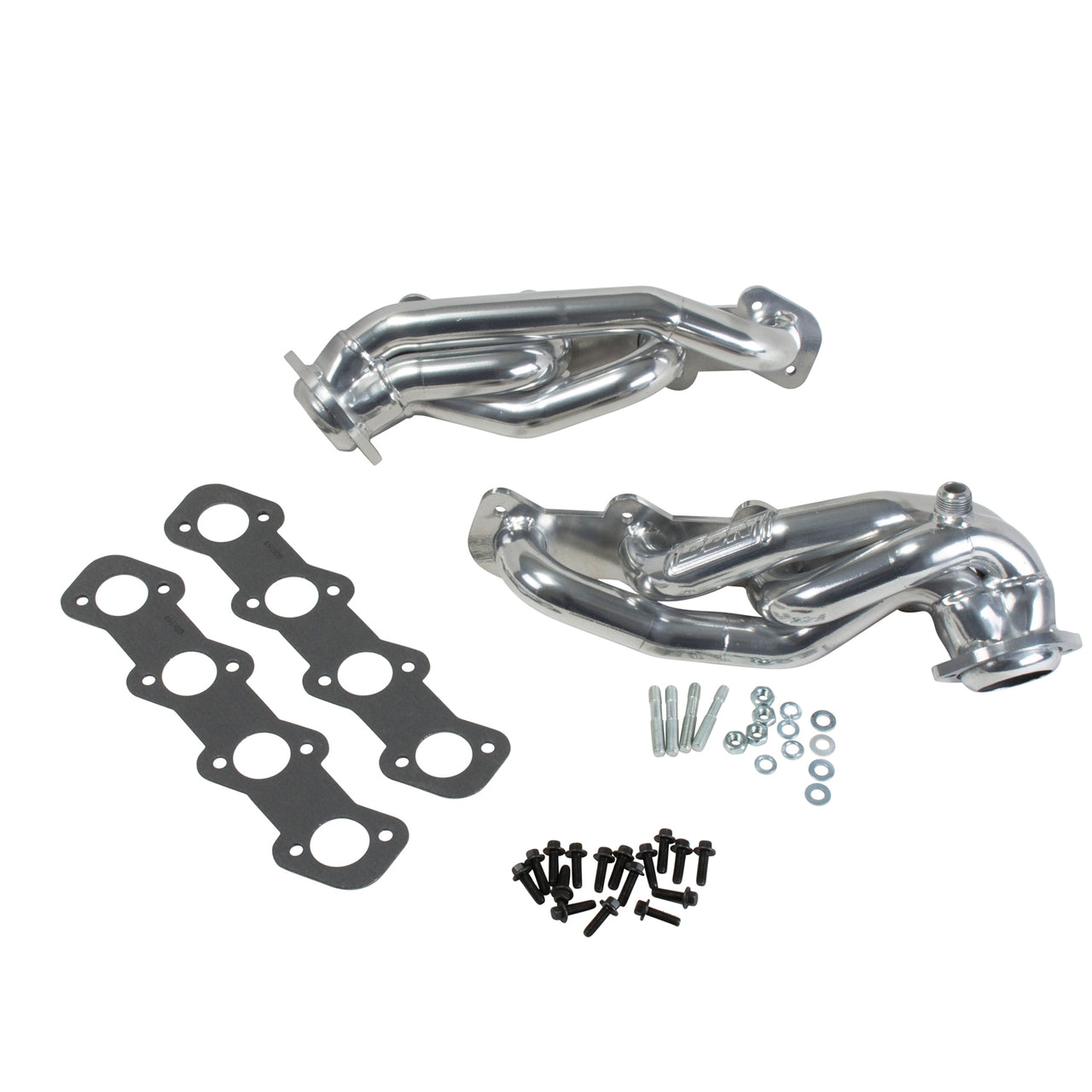 1999-2003 FORD F150,  1997-2002 FORD EXP 5.4L 1-5/8 SHORTY HEADERS (POLISHED SILVER CERAMIC)