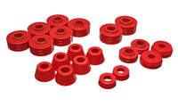 Thumbnail for Energy Suspension Fd Bronco Body Mount Set - Red