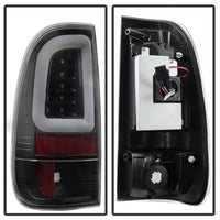 Thumbnail for Spyder 08-16 Ford Super Duty F-250 V3 Light Bar LED Tail Lights - Black (ALT-YD-FS07V3-LBLED-BK)