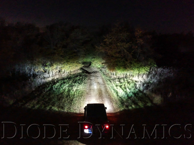 Diode Dynamics SS3 LED Pod Max - White SAE Fog Round (Pair)