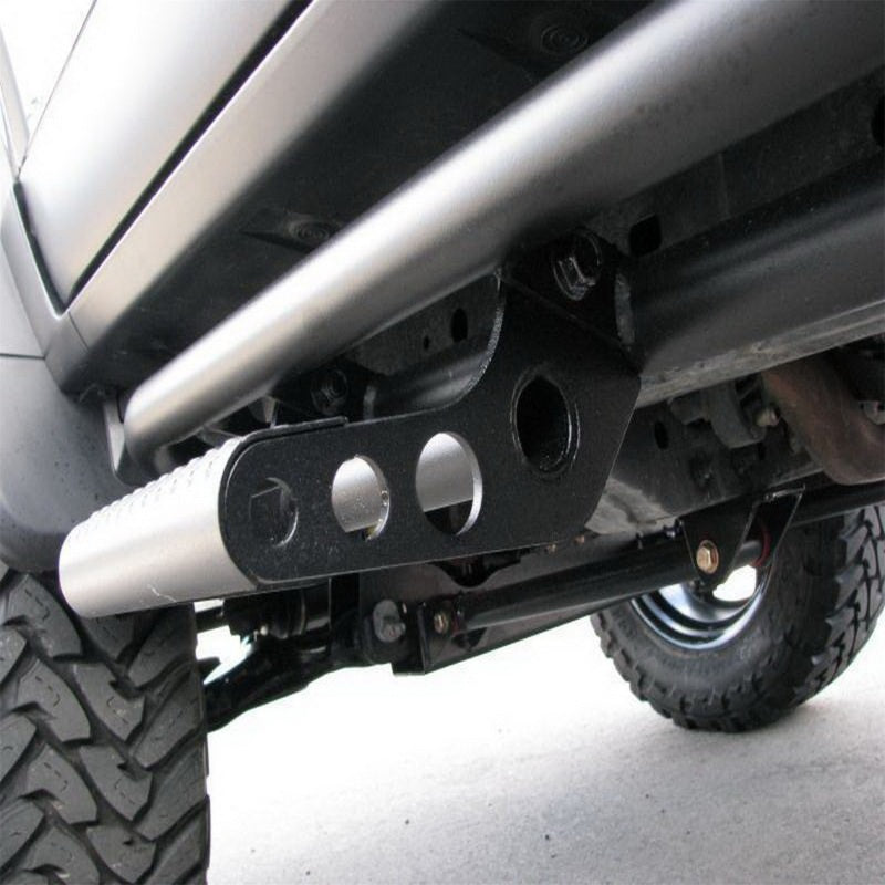 N-Fab RKR Step System 05-15 Toyota Tacoma Double Cab - Tex. Black - 1.75in