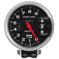 Thumbnail for Autometer Sport-Comp 5 inch 9000 RPM Pedestal Mount Tachometer w/ RPM Playback