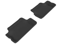 Thumbnail for 3D MAXpider 2007-2013 Mini Cooper Hardtop Kagu 2nd Row Floormats - Black