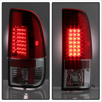 Thumbnail for Spyder Ford F150 side 97-03/F250/350 Duty 99-07 LED Tail Lights Red Clear ALT-YD-FF15097-LED-RC