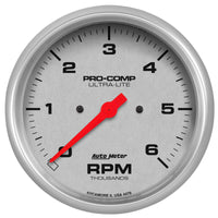 Thumbnail for AutoMeter Ultra-Lite 5in. 0-6K RPM In-Dash Tachometer Gauge
