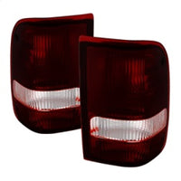 Thumbnail for Xtune Ford Ranger 93-97 OE Style Tail Lights Red Smoked ALT-JH-FR93-OE-RSM