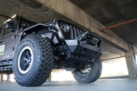 Thumbnail for DV8 Offroad 18-23 Jeep Wrangler JL/JT Front Bumper Sway-Bar Disconnect Motor Skid Plate