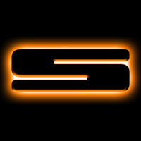 Thumbnail for ORACLE Lighting Universal Illuminated LED Letter Badges - Matte Blk Surface Finish - S SEE WARRANTY