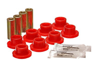 Thumbnail for Energy Suspension 88 Honda Civic/CRX Red Rear Control Arm Bushing Set (Lower Only)