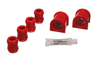 Thumbnail for Energy Suspension 87-96 Jeep Wrangler YJ Red Frt 1-1/8in Sway Bar Bushing Set w/End Link Bushings