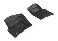 Thumbnail for 3D MAXpider 2009-2010 Ford F-150 Regular/Supercab/Supercrew Kagu 1st Row Floormat - Black
