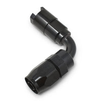 Thumbnail for Russell Performance 3/8in SAE Quick Disc Female to -6 Hose Black 90 Degree Hose End