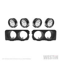 Thumbnail for Westin Universal Light Kit for Outlaw Front Bumper - Textured Black