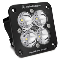 Thumbnail for Baja Designs Squadron Sport Work/Scene Pattern Black Flush Mount LED Light Pod - Clear
