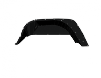 Thumbnail for Road Armor 18-21 Jeep Gladiator JL Stealth Rear Fender Liner Body Armor - Black Steel