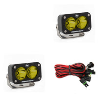 Thumbnail for Baja Designs S2 Sport Work/Scene Pattern Pair LED Work Light - Amber