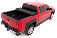 Thumbnail for Lund 15-18 Ford F-150 (6.5ft. Bed) Genesis Elite Tri-Fold Tonneau Cover - Black