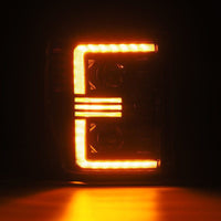 Thumbnail for AlphaRex 08-10 Ford F250-550 PRO-Series Projector headlights Alpha-Black w/Activ Light/Seq Signal