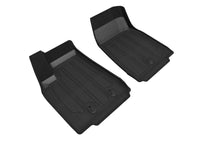 Thumbnail for 3D MAXpider 16-21 Tesla Model X Elegant Hybrid 1st Row Floormat - Black