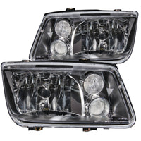 Thumbnail for ANZO 1999-2005 Volkswagen Jetta Crystal Headlights Black w/o Bulbs