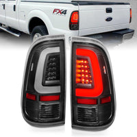 Thumbnail for ANZO 2008-2016 Ford F-250 LED Taillights Black Housing Clear Lens (Pair)