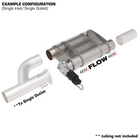 Thumbnail for QTP 3in Weld-On 304SS Screamer Muffler w/Bolt-On QTEC Electric Cutout