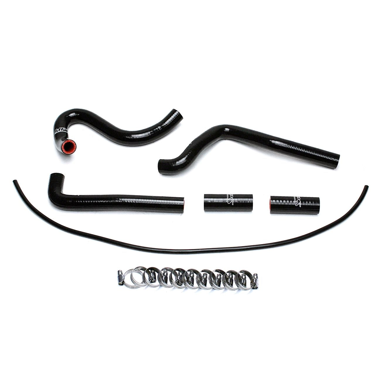 HPS Black Reinforced Silicone Radiator Hose Kit Coolant for Kawasaki 94-02 KX250