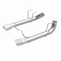 Thumbnail for MagnaFlow 13 Ford Mustang Dual Split Rear Exit Stainless Axle-Back Cat Back Exhaust (Competition)