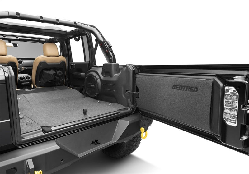 BedRug 18-23 Jeep JL Unlimited 2Dr Rear 4pc BedTred Kit