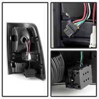 Thumbnail for Xtune Dodge Ram 1500 09-14 LED Tail Lights Incandescent Model Only Black Smoke ALT-JH-DR09-LED-BKSM