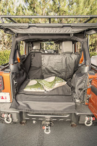 Thumbnail for Rugged Ridge C3 Cargo Cover w/Subwoofer 07-14 JKU 4 Door