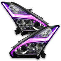Thumbnail for Oracle 15-21 Nissan GT-R RGB+W (Lightning Bolt) Headlight DRL Upgrade Kit - ColorSHIFT SEE WARRANTY