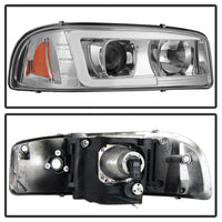 Thumbnail for Spyder GMC Sierra 1500/2500/3500 99-06 V2 Projector Headlights - DRL - Chrome PRO-YD-CDE00V2-LB-C
