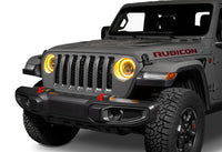 Thumbnail for Oracle Jeep Wrangler JL/Gladiator JT 7in. High Powered LED Headlights (Pair) - Dynamic SEE WARRANTY