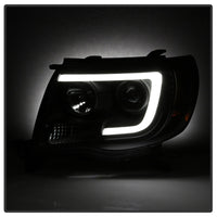 Thumbnail for Spyder Toyota Tacoma 05-11 Projector Headlights - Light Bar DRL - Black PRO-YD-TT05V2-LB-BK