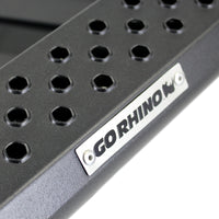 Thumbnail for Go Rhino RC3 LR Bull Bar Light-Ready Skid Plate (Front Guard ONLY No Lights/Brackets) - Tex. Blk