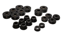 Thumbnail for Energy Suspension Fd Bronco Body Mount Set - Black