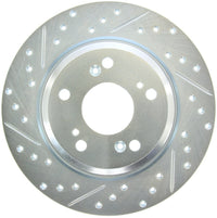 Thumbnail for StopTech Select Sport 2000-2009 Honda S2000 Slotted and Drilled Right Rear Brake Rotor