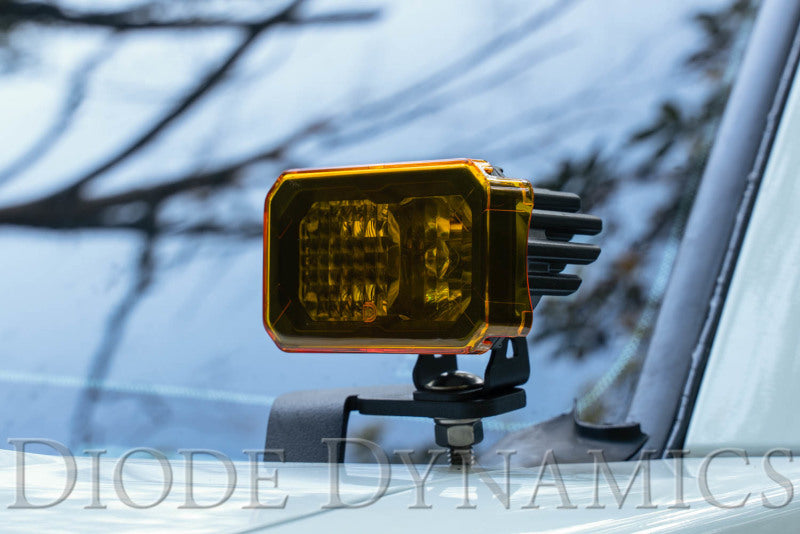 Diode Dynamics Stage Series 2 In LED Pod Cover - Yellow Each