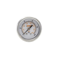 Thumbnail for DeatschWerks 0-100 PSI 1/8in NPT Mechanical Fuel Pressure Gauge 1.5in Diameter Black Housing