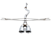 Thumbnail for AWE Tuning 2016+ Honda Civic Si Track Edition Exhaust w/Front Pipe & Dual Chrome Silver Tips