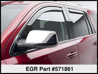 Thumbnail for EGR 15+ Chevy Tahoe/GMC Yukon In-Channel Window Visors - Set of 4 (571861)