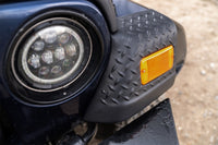 Thumbnail for Bushwacker 97-06 Jeep Wrangler Trail Armor Front Corners - Black